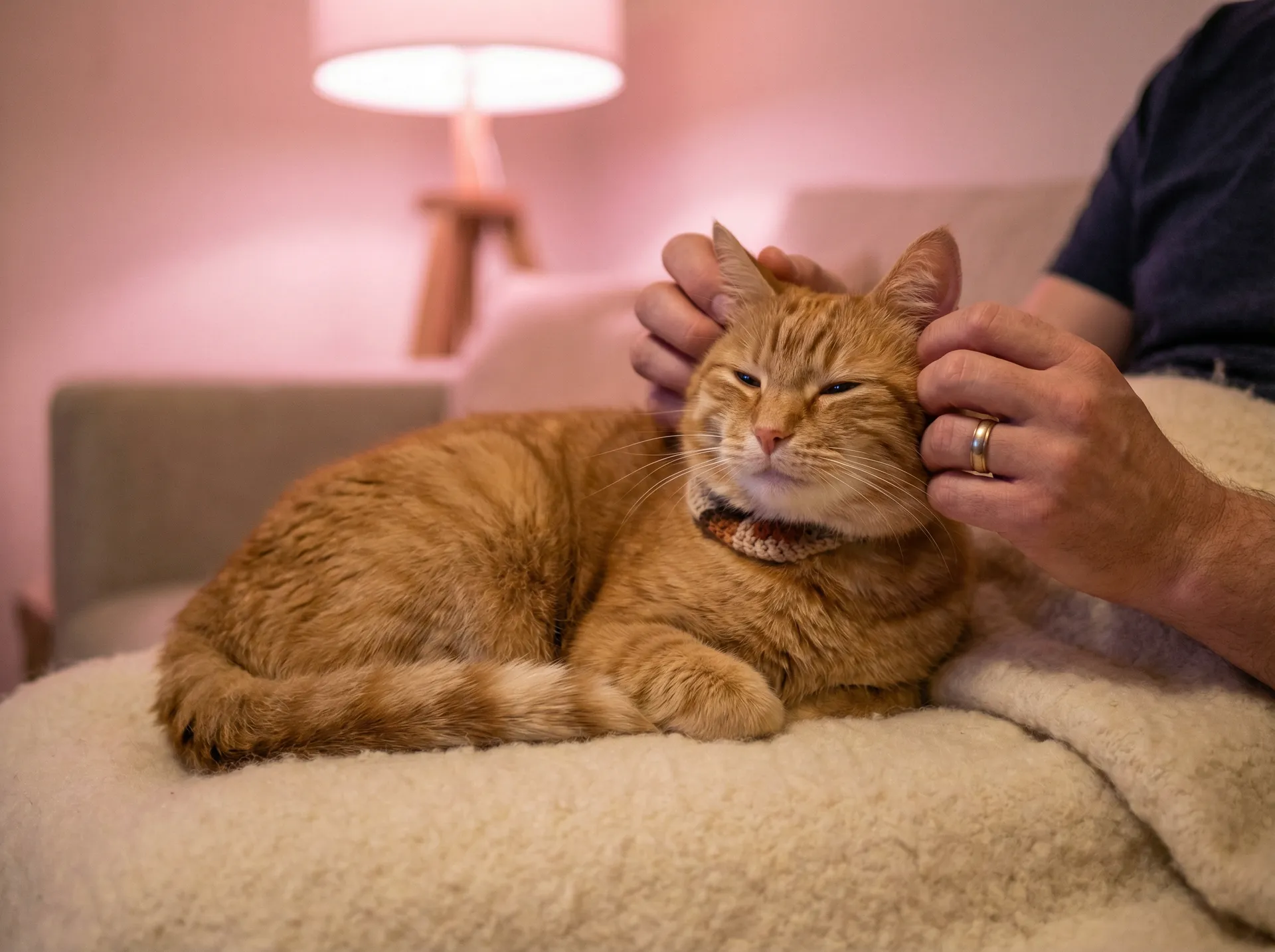 猫咪被温柔抚摸的幸福时刻 - 夺命高校高清